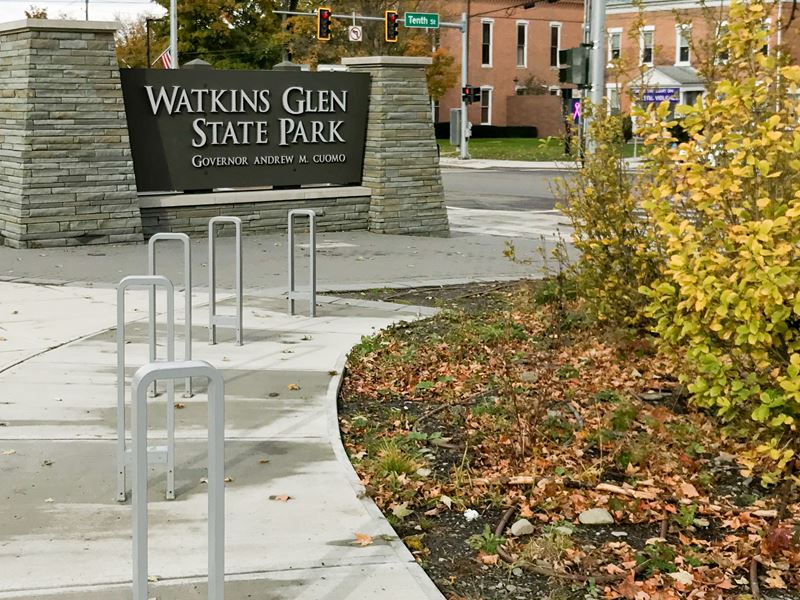 Duo bike rack - Watkins Glen State Park 2