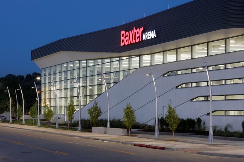 Flight pole - Baxter Arena