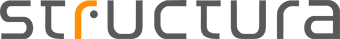 Structura, Inc. Logo - Dark Version